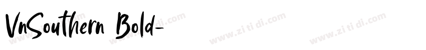 VnSouthern Bold字体转换